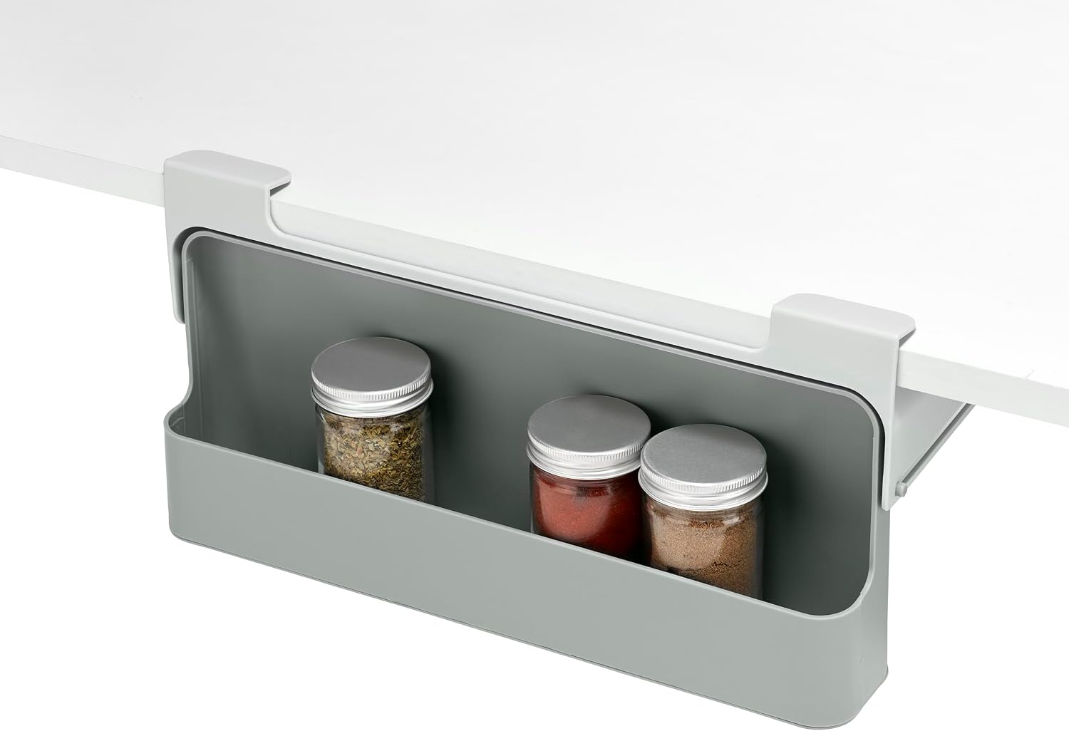 Under-Shelf Spice Rack – Space-Saving Kitchen Organizer, Made from Recycled Plastic